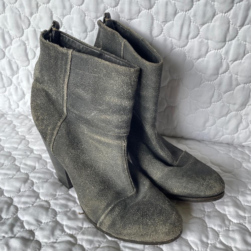 rag & bone Suede‎ Heeled Boots Size 8